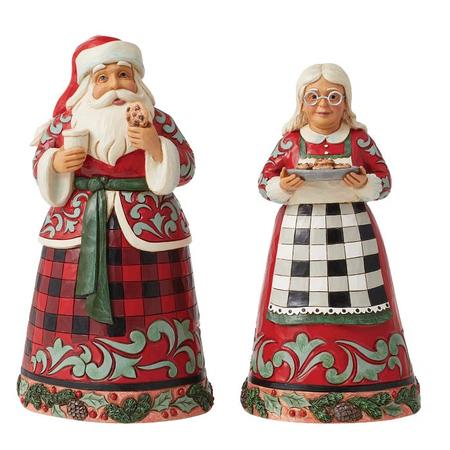 Highland Glen Santa & Mrs Claus set of 2