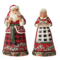 Highland Glen Santa & Mrs Claus set of 2