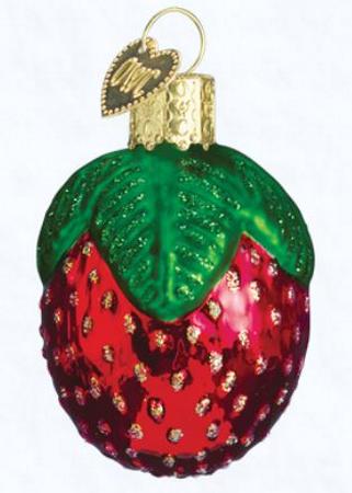 Sparkling Strawberry Ornament