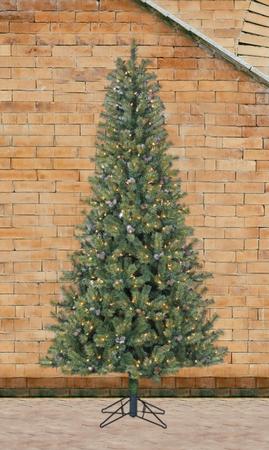 Silver Stone Tree - 4.5' - Clear Lights