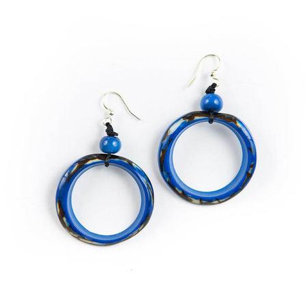 Ring of Life Earring Azul