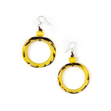 Ring of Life Earrings Amarillo