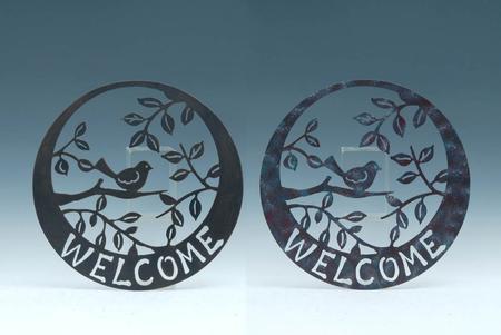 Welcome Plaque 20 Inch Assorted