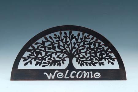 Welcome Wall Plaque 31 Inch
