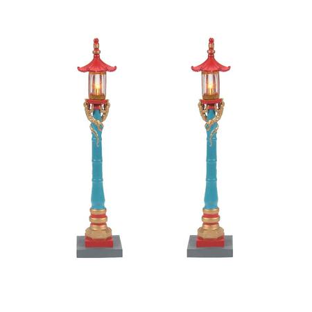Chinatown Post Lamps Set of 2