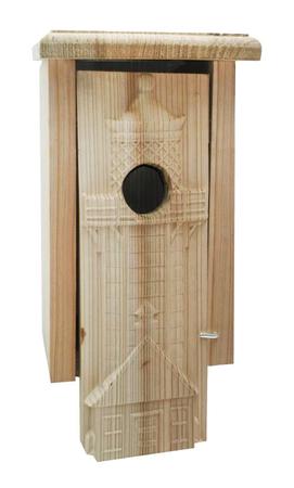 Welliver Carved Bluebird House