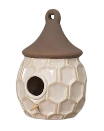 Gerson International Ceramic Beehive Birdhouse