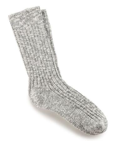 Birkenstock Cotton Slub Women Sock Gray/White