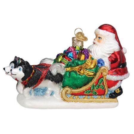 Santa`s Dog Sled Ornament
