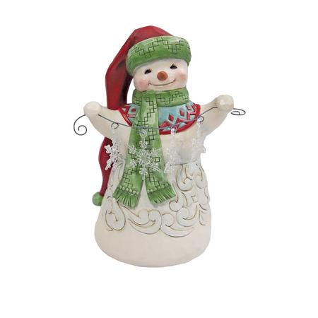 Snowman with Long Hat Figurine