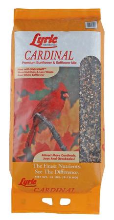 Lyric Cardinal Premium Sunflower & Safflower Mix - 18 lb.