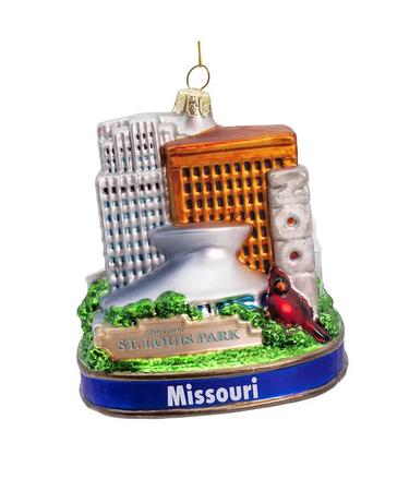 Glass Missouri Ornament