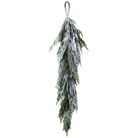 Snowy Norfolk Pine Garland 48