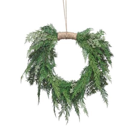 Cedar Heart Wreath 26