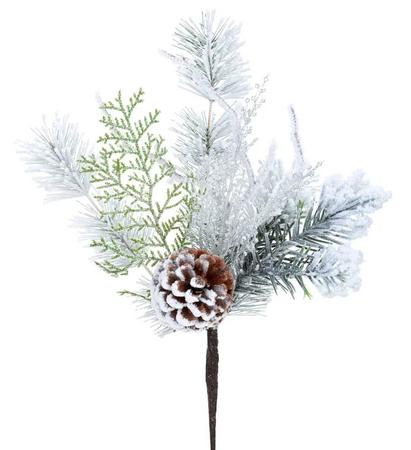 Frosted Laurel Pine Pick 13