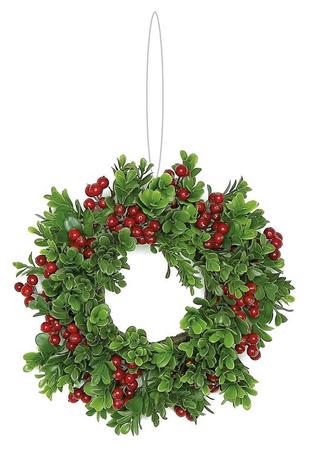 Boxwood & Berry Table Wreath 3.5