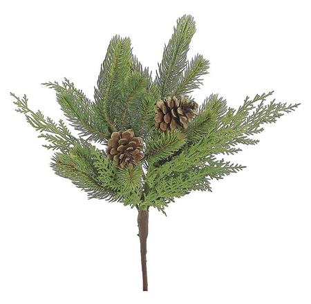 Pine Cone and Cedar Bush 16