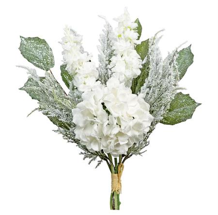 Snow White Hydrangea Delphinium Bundle 18