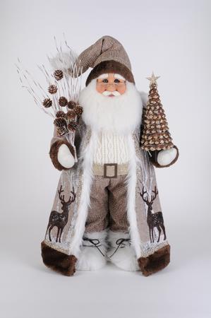 Lighted Winter Woods Santa