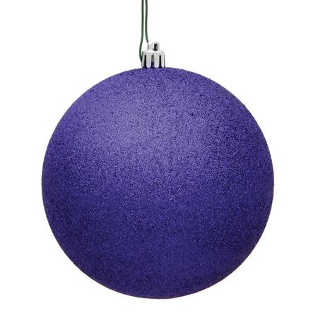 Glitter Ball Ornaments Purple 3