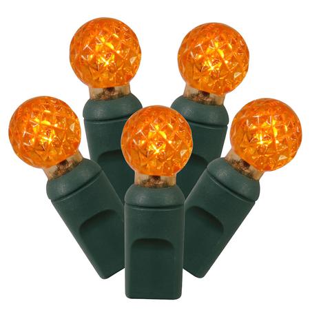 G12 Orange LED 50 Light Set