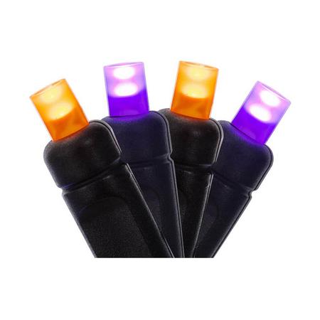 Light Set Orange/Purple LED 50 Lights