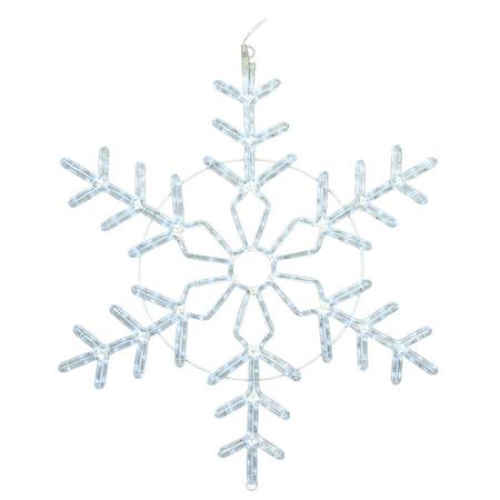 Twinkle Forked Snowflake Pure White LED 36