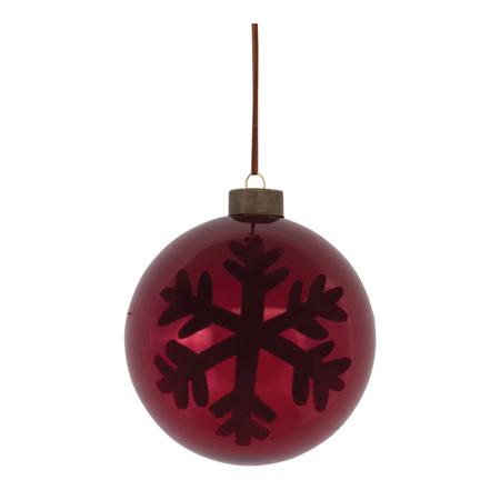 Snowflake Ball Ornament Large