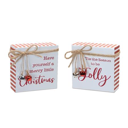 Merry Christmas/Jolly Sign Assorted