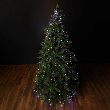 Cascade Tree Lights Twinkle Multi 8' 832 Lights