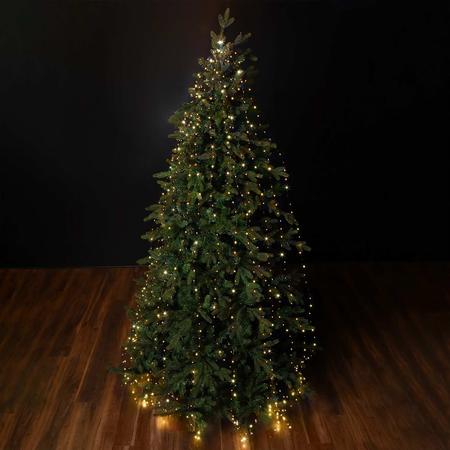 Cascade Tree Lights Twinkle Warm White 8' 832 Lights