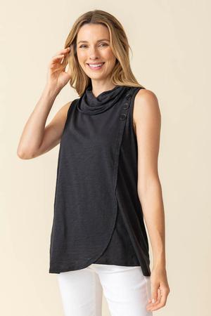 Sleeveless Cowl Black