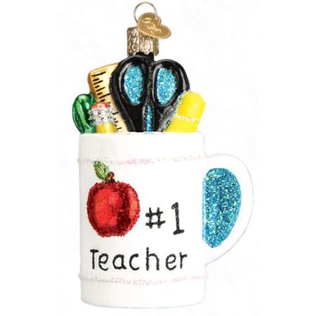 Best Teacher Mug Ornament