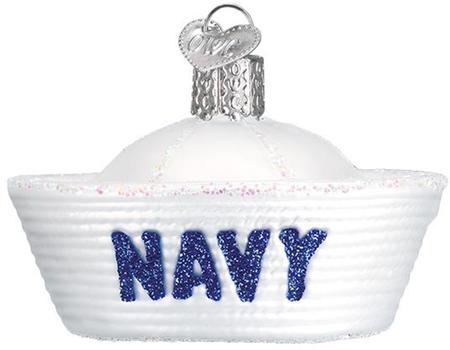 Navy Cap Ornament
