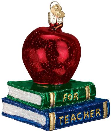 Teacher's Apple Ornament