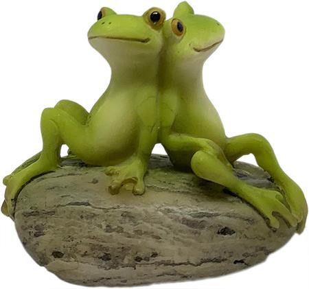 Frog Friends on Stone