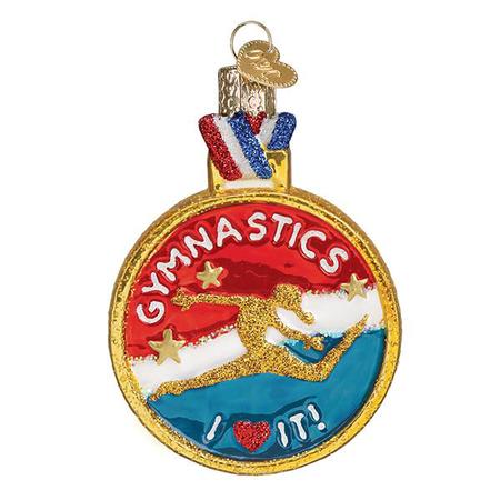 Gymnastics medal Ornament