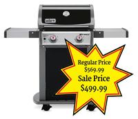 Weber  Spirit E-210 LP Gas Grill Black