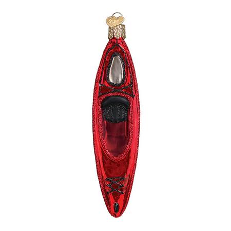Red Kayak Ornament