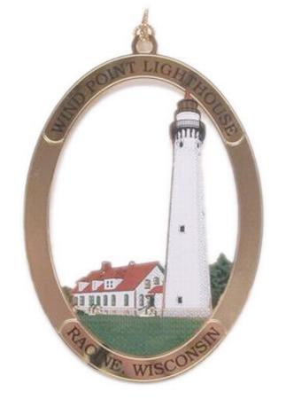 Wind Point Lighthouse Ornament